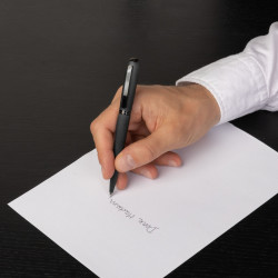 Stylo Bille Hugo Boss® Contour® Brossé Noir