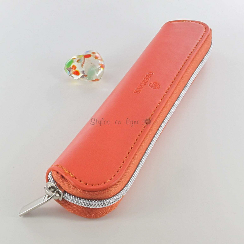 Etui/Trousse à Stylo Oberthur® Move Mandarine Etui/Trousse à Stylo Oberthur® Move Mandarine