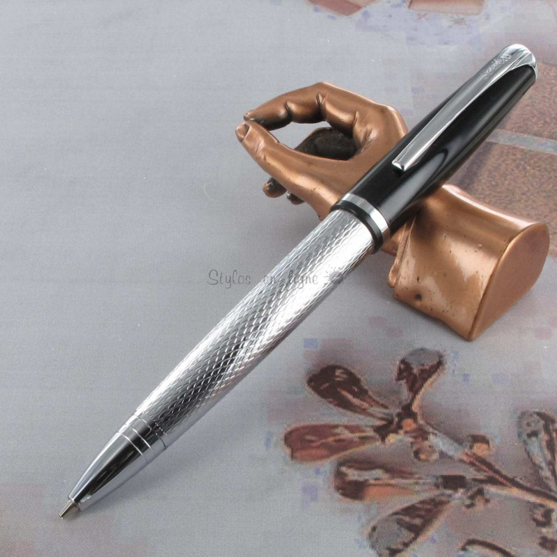Stylo Portemine 0,7mm Scrikss® Pera Chrome & Noir Stylo Portemine 0,7mm Scrikss® Pera Chrome & Noir