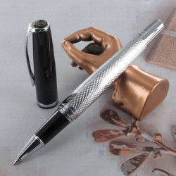 Stylo Roller Scrikss® Pera Chrome & Noir
