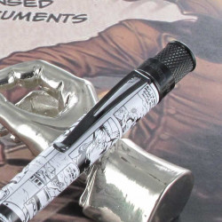 Stylo Roller Retro51® Rocketeer Bande dessinée noir et blanc