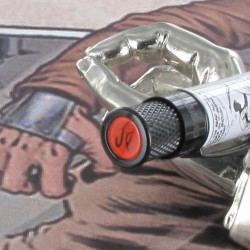 Stylo Roller Retro51® Rocketeer Bande dessinée noir et blanc