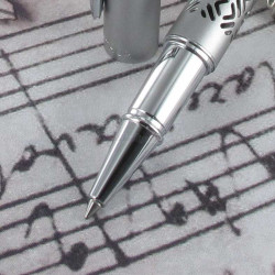 Stylo Roller Oberthur® "Jaïpur" Argent + Etui