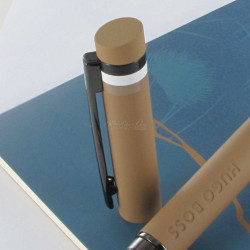 Stylo Plume Moyenne Hugo Boss® Loop® Iconic Camel