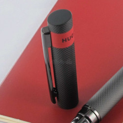 Stylo Plume Moyenne Hugo Boss® Loop® Diamond Noir