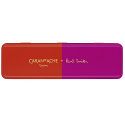 Stylo Bille Caran d'Ache® 849 "PAUL SMITH" Warm Red & Melrose Pink - Édition Limitée