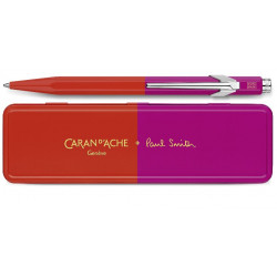 Stylo Bille Caran d'Ache® 849 "PAUL SMITH" Warm Red & Melrose Pink - Édition Limitée