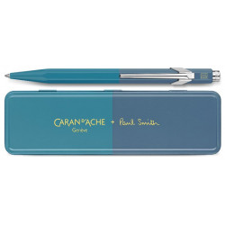 Stylo Bille Caran d'Ache® 849 "PAUL SMITH" Cyan Blue & Steel Blue - Édition Limitée