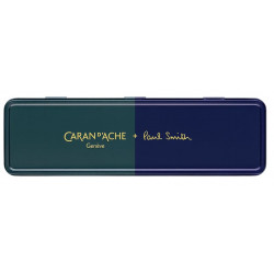 Stylo Bille Caran d'Ache® 849 "PAUL SMITH" Racing Green & Navy Blue - Édition Limitée