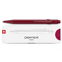 Stylo Bille Caran d'Ache® 849 "Claim Your Style" Rouge Grenat