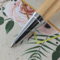 Stylo Bille Oberthur® "Quito" Bois d'Olivier + Etui Manta offert