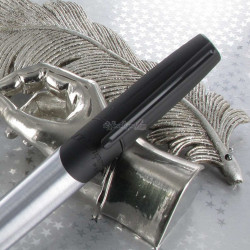 Stylo Roller ST Dupont® Défi Millenium Noir & Chrome