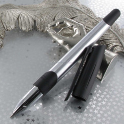 Stylo Roller ST Dupont® Défi Millenium Noir & Chrome