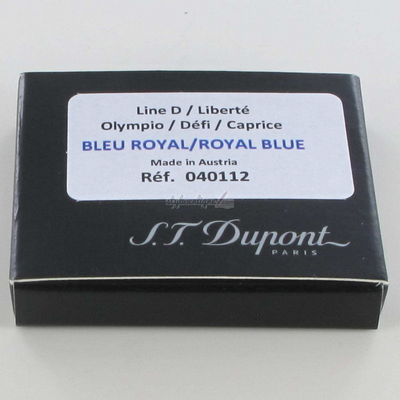 Cartouches Bleu Royal boite de 6 ST Dupont® Cartouches Bleu Royal boite de 6 ST Dupont®