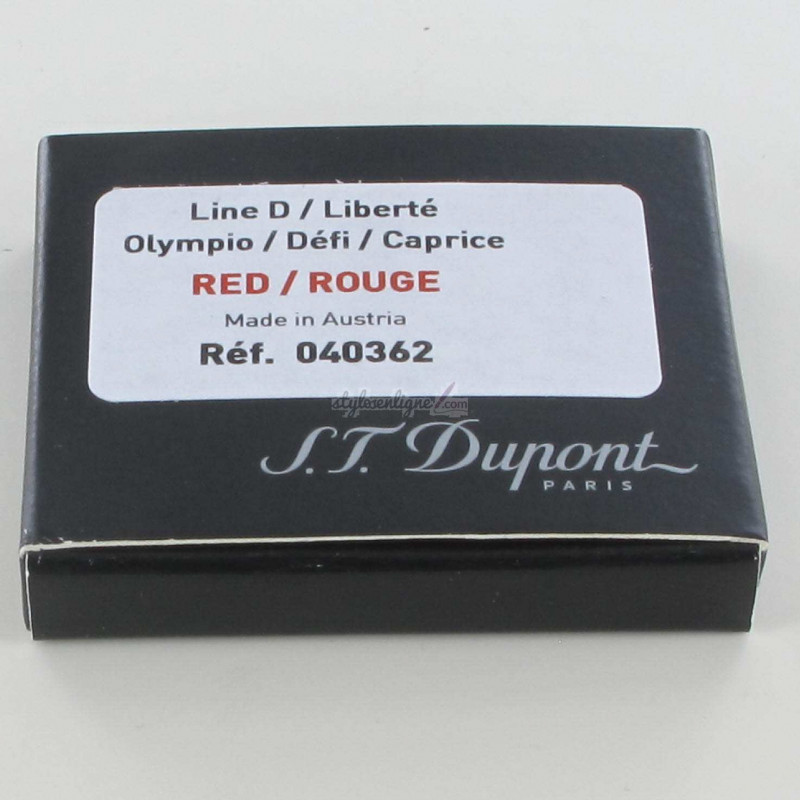 Cartouches Rouges boite de 6 ST Dupont® Cartouches Rouges boite de 6 ST Dupont®