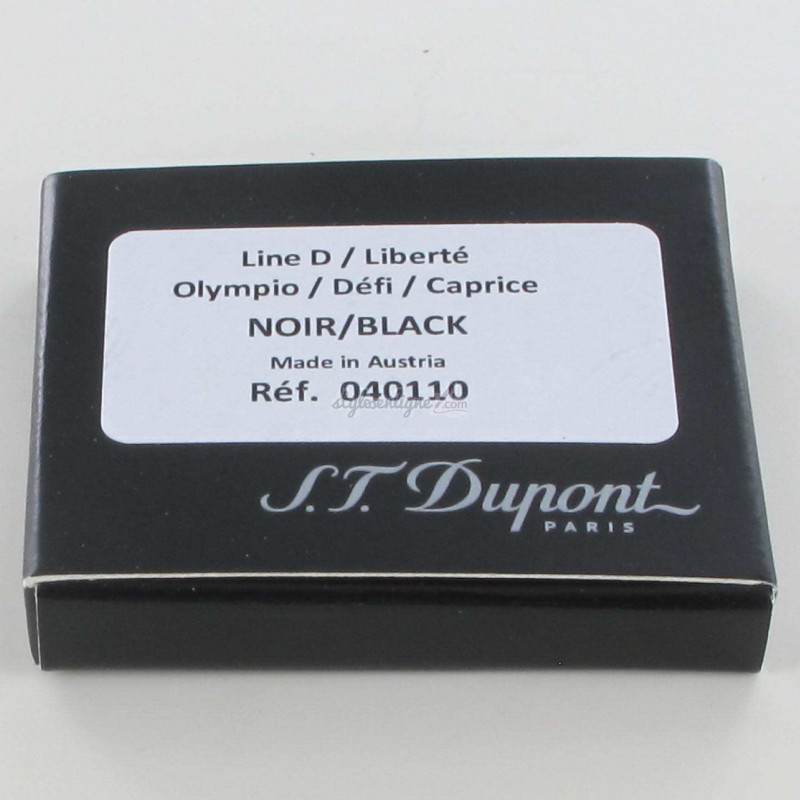 Cartouches Noires boite de 6 ST Dupont® Cartouches Noires boite de 6 ST Dupont®