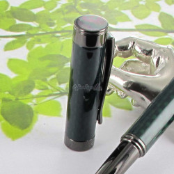 Stylo Roller Oberthur "Orion" Vert & Gun
