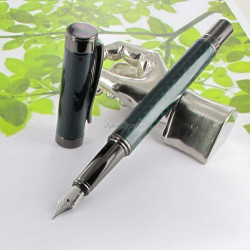Stylo Plume Oberthur "Orion" Vert & Gun