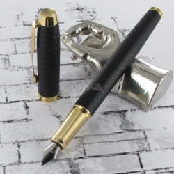 Stylo Plume Moyenne Parker® IM Noir Mat Strié