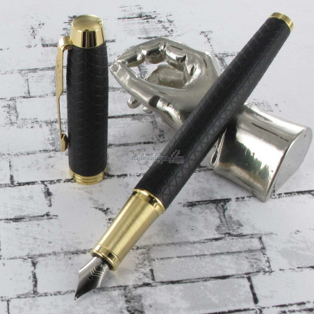 Stylo Plume Moyenne Parker® IM Noir Mat Strié