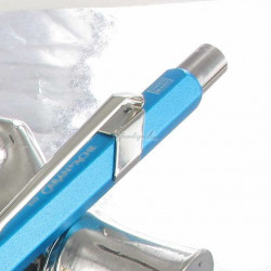 Stylo Bille Caran d'Ache® 849 "COLORMAT-X" Bleu Turquoise