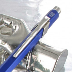 Stylo Bille Caran d'Ache® 849 "COLORMAT-X" Bleu
