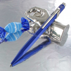 Stylo Bille Caran d'Ache® 849 "COLORMAT-X" Bleu