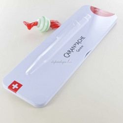 Stylo Bille Caran d'Ache® 849 "COLORMAT-X" Rouge
