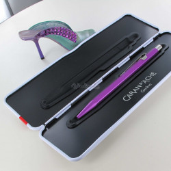 Stylo Bille Caran d'Ache® 849 "COLORMAT-X" Violet