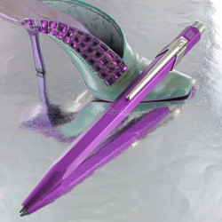 Stylo Bille Caran d'Ache® 849 "COLORMAT-X" Violet