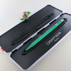Stylo Bille Caran d'Ache® 849 "COLORMAT-X" Vert