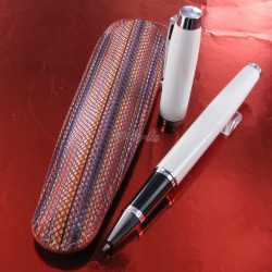 Stylo Roller PARKER® IM Blanc CT + Etui Recife OFFERT