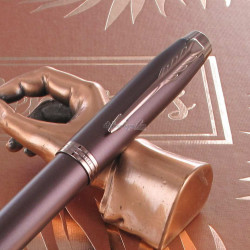 Stylo Roller PARKER® IM Monochrome Marron et Cuivre