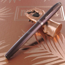 Stylo Roller PARKER® IM Monochrome Marron et Cuivre