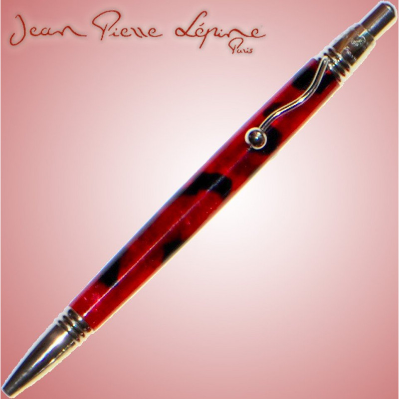 Stylo Bille Rouge & Noir "INDIGO" Jean Pierre Lépine® Stylo Bille Rouge & Noir "INDIGO" Jean Pierre Lépine®