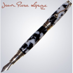 Stylo Plume Noir & Blanc "INDIGO" Jean Pierre Lépine®