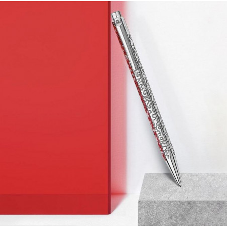 Coffret Stylo Bille et Etui Cuir Caran d'Ache® Ecridor Keith Haring