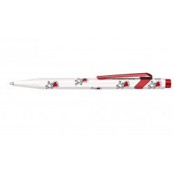 Stylo Bille Caran d'Ache® 849 KEITH HARING Blanc - Édition Spéciale