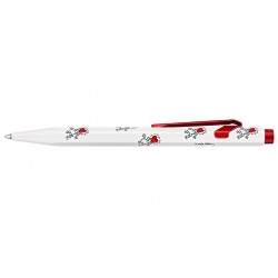 Stylo Bille Caran d'Ache® 849 KEITH HARING Blanc - Édition Spéciale