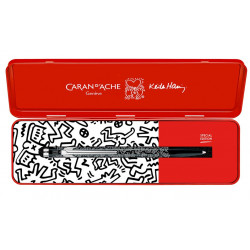 Stylo Bille Caran d'Ache® 849 KEITH HARING Noir - Édition Spéciale