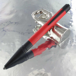 Stylo Bille ST Dupont® D-Initial Rouge Mat