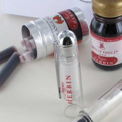 Stylo e-Roller J. Herbin® transparent avec pompe