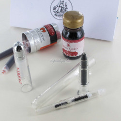 Stylo e-Roller J. Herbin® transparent avec pompe