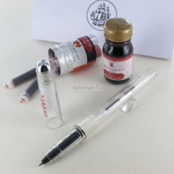 Stylo e-Roller J. Herbin® transparent avec pompe