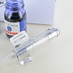 Stylo Plume Moyenne J. Herbin® transparent avec pompe