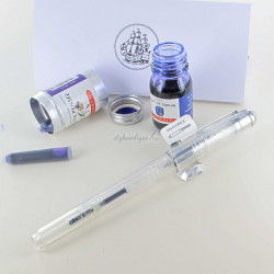 Stylo Plume Moyenne J. Herbin® transparent avec pompe
