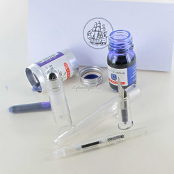Stylo Plume Moyenne J. Herbin® transparent avec pompe