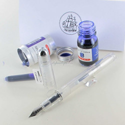 Stylo Plume Moyenne J. Herbin® transparent avec pompe