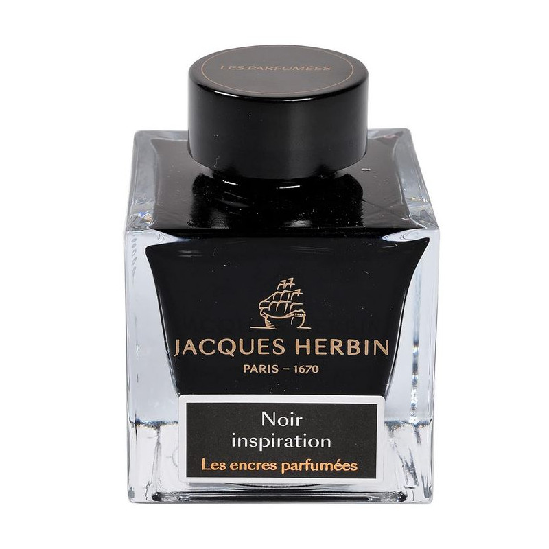 Flacon d'encre parfumée 50 ml J. Herbin® Prestige Noir Inspiration Flacon d'encre parfumée 50 ml J. Herbin® Prestige Noir Inspiration