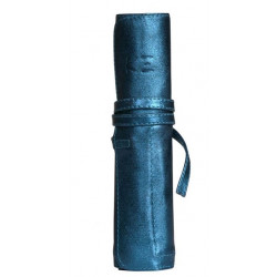 Trousse artiste Clairefontaine® Cuir Irisé Bleu K3